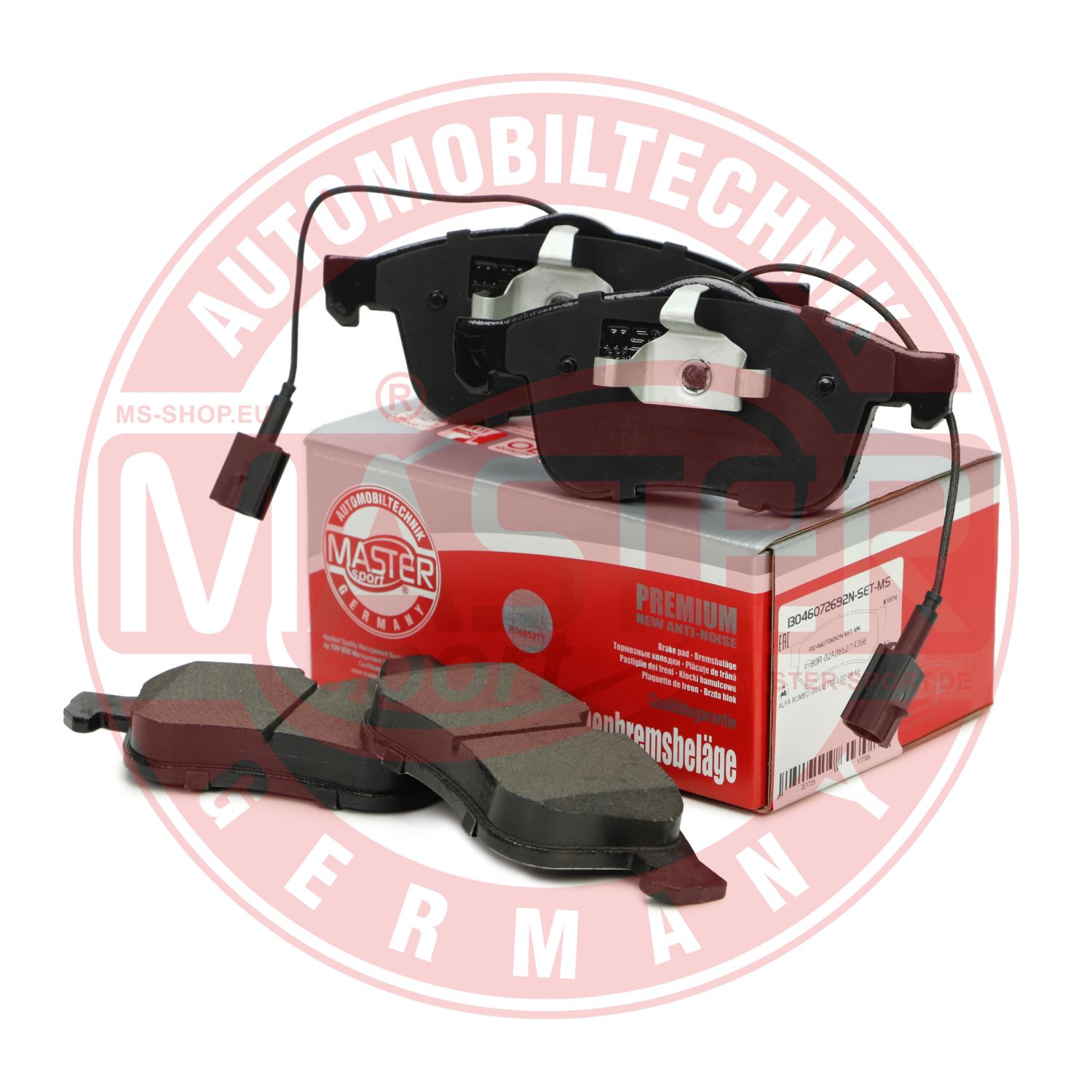 Placute frana MASTERSPORT GERMANY 13046072692N-SET-MS